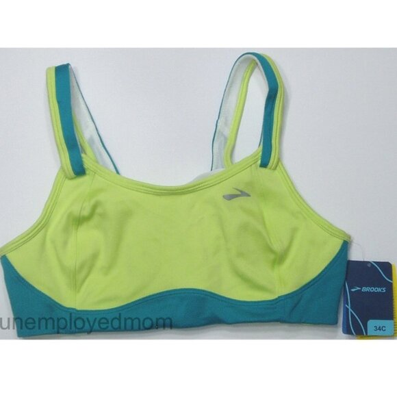 Brooks Other - 34C Women's Brooks Sports Bra Fiona Molded Cup Adjustable Straps